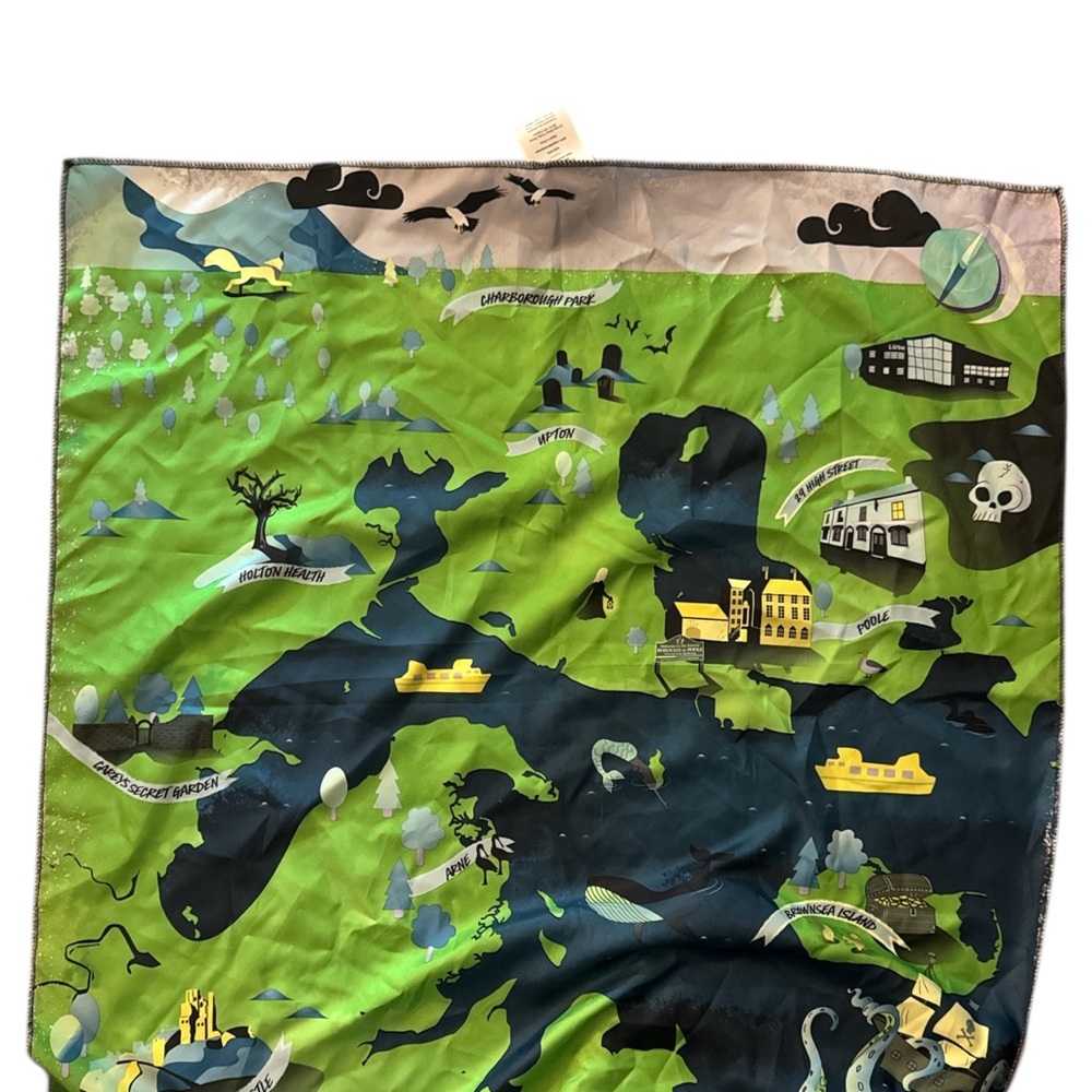 Lush Treasure Map Exclusive Knot Wrap